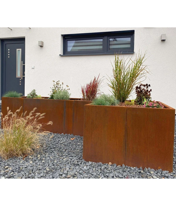 Palatino Cortenstahl-Hochbeet Urban 3 Palatino Cortenstahl-Hochbeet Urban – Bild 3