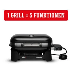 Weber Elektrogrill Lumin Compact, Ca. B58,6/H27,9/T41,2 Cm -Gartenladen Im Freien 2051043 WE DE 003 WeberElektrogrillLumin