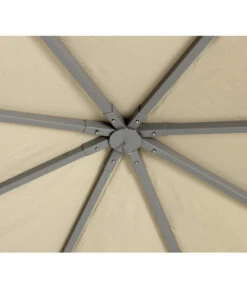 Tepro Gartenpavillon Marabo, Ca. B305/H275/T305 Cm -Gartenladen Im Freien 2190643 WE DE 002 PavillonMaraboTaupe