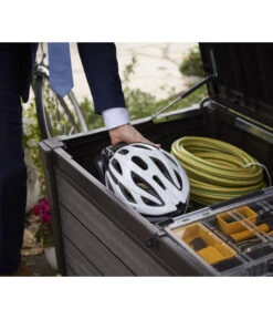 Keter Aufbewahrungsbox Brushwood, 455 Liter, Ca. B145/H60,3/T69,7 Cm -Gartenladen Im Freien 2191161 WE DE 003 KeterAufbewahrungsbox