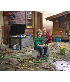 Keter Aufbewahrungsbox Brushwood, 455 Liter, Ca. B145/H60,3/T69,7 Cm -Gartenladen Im Freien 2191161 WE MO 002 KeterAufbewahrungsbox