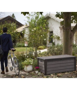 Keter Aufbewahrungsbox Brushwood, 455 Liter, Ca. B145/H60,3/T69,7 Cm -Gartenladen Im Freien 2191161 WE MO 004 KeterAufbewahrungsbox