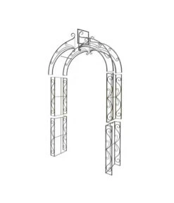 Dehner Metall-Rosenbogen Melina, Ca. B134/H244/T38 Cm 7 Dehner Metall-Rosenbogen Melina, Ca. B134/H244/T38 Cm -Gartenladen Im Freien 2379675 WE DE 001 RosenbogenMelina