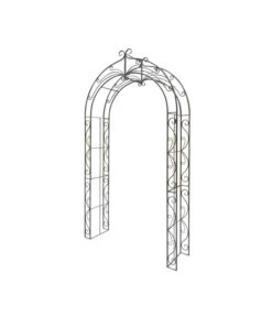 Dehner Metall-Rosenbogen Melina, Ca. B134/H244/T38 Cm
