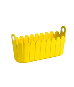 Emsa Kunststoff-Jardinière Landhaus, Oval, 39 X 15 X 19 Cm