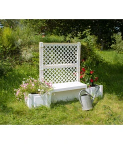 KHW Kunststoff-Gartenbank Kopenhagen -Gartenladen Im Freien 2547511 WE MO 004 BankKopenhagenweiss