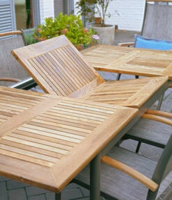 Dehner Teak-Ausziehtisch Colmar, Ca. B152-210/H76/T89 Cm -Gartenladen Im Freien 2785608 WE MO 003 DehnerAusziehtischColmar