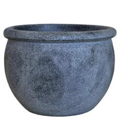 Vasar Kunststoff-Blumentopf Perugia, Rund, Grau
