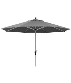 Schneider Premium Sonnenschirm Monaco, Granitgrau, Rund, Ca. Ø350 Cm