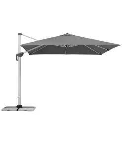 Schneider Premium Ampelschirm Monaco, Granitgrau, Quadratisch, Ca. B300/T300 Cm