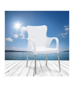 Best Alu-Stapelsessel Maui, 4er Set -Gartenladen Im Freien 3046851 WE MO 001 4erStapelsesselMauiWeiss