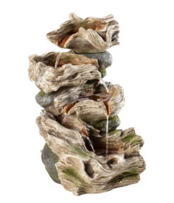 Dehner Polyresin-Gartenbrunnen Albero, Ca. B47/H77/T41 Cm