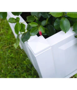 KHW Kunststoff-Pflanzkasten Mit Spalier, 43 X 43 X 140 Cm -Gartenladen Im Freien 3913688 WE DE 003 KastenSpalier43weiss