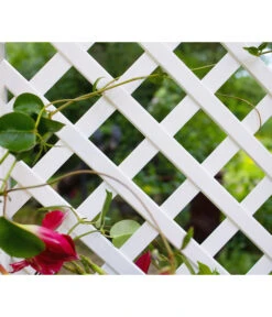 KHW Kunststoff-Pflanzkasten Mit Spalier, 43 X 43 X 140 Cm -Gartenladen Im Freien 3913688 WE DE 006 KastenSpalier43weiss