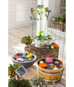 Dehner Kunststoff-Schale Miami, Rund, Anthrazit, Ca. Ø52/H20 Cm -Gartenladen Im Freien 3923653 WE MO 001 EsotecSolarpumpensystemRiminiSPumpeWasserpumpeSolarpumpe