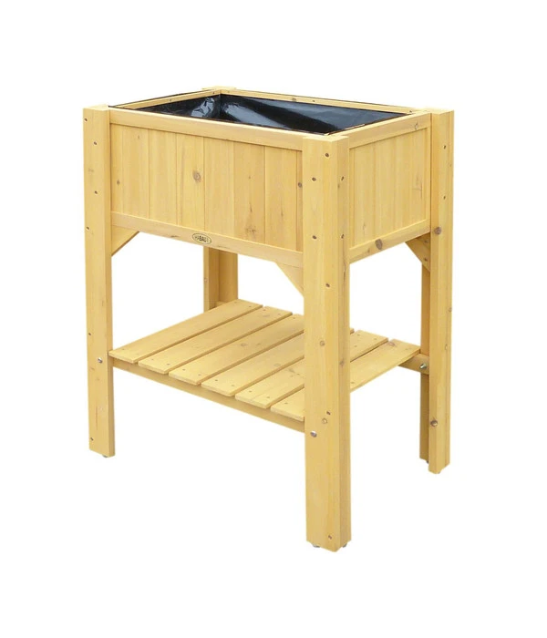 Habau Hochbeet Kompakt Mit Ablage, Ca. B60/H89/T45 Cm 1 Habau Hochbeet Kompakt Mit Ablage, Ca. B60/H89/T45 Cm