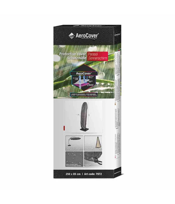 AeroCover Ampelschirmhülle Für Schirme M. Gebogenem Rohr Ø 350 Cm 3 AeroCover Ampelschirmhülle Für Schirme M. Gebogenem Rohr Ø 350 Cm – Bild 3