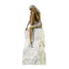 Rottenecker Bronze-Figur Emanuelle Auf Granit, 33 X 22 X 110 Cm