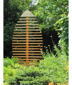 Dobar Rankhilfe In Blattform, Ca. B84/H160 /T6,5 Cm -Gartenladen Im Freien 4155099 WE MO 002 DobarGrosseRankhilfeinBlattform