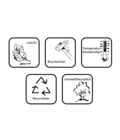 Farmet Kunststoff-Topf Flos -Gartenladen Im Freien 4177804 WE DE 005 WuerfelBo 43x43x43cmFLUORESZIEREND 1