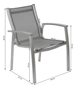 Dehner Stapelstuhl Niederlehner Chicago 5 Dehner Stapelstuhl Niederlehner Chicago -Gartenladen Im Freien 4210209 WE BG 001 DehnerBalkonstuhlChicagoGraphit