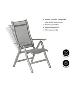 Dehner Klappsessel Chicago, Hochlehner -Gartenladen Im Freien 4210316 WE IG 001 KLAPPSESSELCHICAGO