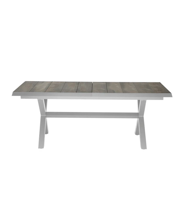 Siena Garden Ausziehtisch Sincro, Hellgrau, Ca. B200-260/H77/T100 Cm 4 Siena Garden Ausziehtisch Sincro, Hellgrau, Ca. B200-260/H77/T100 Cm – Bild 4