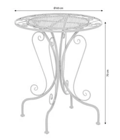 Dehner Tisch Luca, Ca Ø60/H70 Cm -Gartenladen Im Freien 4416517 4417606 6665962 WE BG 001 TischLuca