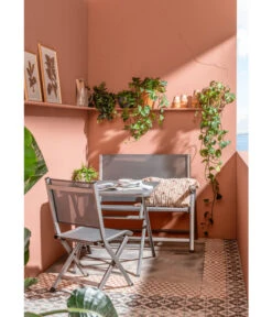 Dehner Klapptisch Chicago, Eckig -Gartenladen Im Freien 4422382 6701544 6701783 WE MO 001 BalkongruppeChicago