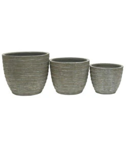 Dehner Leichtbeton-Topf Prunus, Graubraun -Gartenladen Im Freien 4440772 4440822 4440848 WE DE 003 DehnerLeichtbetonTopfPrunus