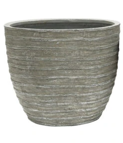 Dehner Leichtbeton-Topf Prunus, Graubraun