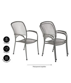 MWH Metall-Stapelsessel Carlo -Gartenladen Im Freien 5305669 WE IG 001 MWHMetallStapelsesselCarlo