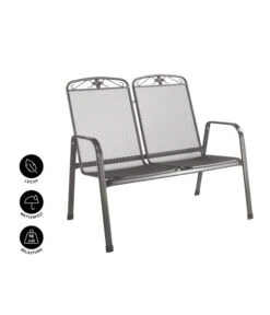MWH Metall-Bank Savoy, 2-Sitzer -Gartenladen Im Freien 5312871 WE IG 001 MetallBankSavoy2Sitzer