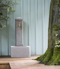 Dehner Granit-Gartenbrunnen Graz, Ca. H110 Cm -Gartenladen Im Freien 5352018 WE MO 001 GRANITBRUNNENGRAZNEU