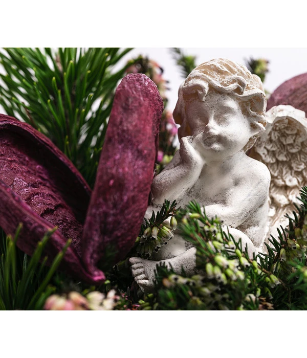 Grabgesteck Unvergessen, Rund, Ca. Ø20/H25 Cm 3 Grabgesteck Unvergessen, Rund, Ca. Ø20/H25 Cm – Bild 3