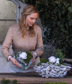 Grabgesteck Stille, Oval, Ca. B50/H50/T25 Cm -Gartenladen Im Freien 6462956 WE MO 002 SerieStillePremiumAllerheiligen202301