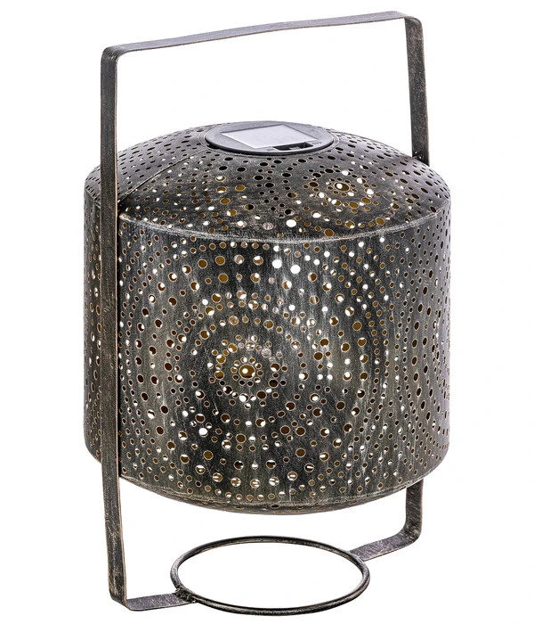 Dehner Solar Laterne Sapri, Ca. B25/H40/T25 Cm 1 Dehner Solar Laterne Sapri, Ca. B25/H40/T25 Cm