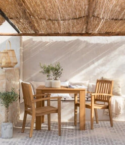 Dehner Teaktisch Havanna, Ca. B90/H75/T90 Cm -Gartenladen Im Freien 6657415 WE MO 001 GruppeHavanna