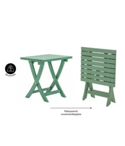 Dehner Klapphocker Stavanger, Ca. B45/H45/T42,6 Cm -Gartenladen Im Freien 6666507 WE IG 001 KlapphockerStavangerGruen