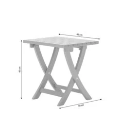 Dehner Klapphocker Stavanger, Ca. B45/H45/T42,6 Cm -Gartenladen Im Freien 6666515 WE BG 001 KlapphockerStavanger