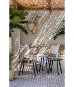 Dehner Kaffeetisch Lian -Gartenladen Im Freien 6666721 6666705 6666713 WE MO 002 BeistelltischeLian