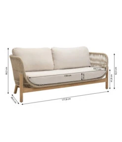 Dehner Sofa Portofino, 2-Sitzer -Gartenladen Im Freien 6667901 WE BG 001 DehnerSofaPortofino