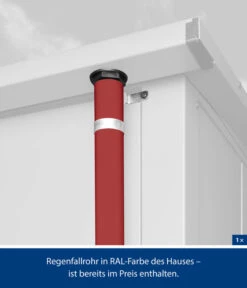 Hörmann Berry-Gerätehaus Modern-S Typ 1, Ca. B258,8/H216/T121,3 Cm -Gartenladen Im Freien 6669378 WE DE 003 HoermannMetallgeraetehaus