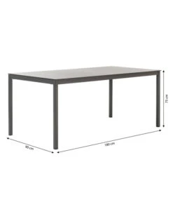 Dehner Diningtisch Lille, Ca. B180/H75/T90 Cm -Gartenladen Im Freien 6670939 WE BG 001 DehnerDiningtischLille