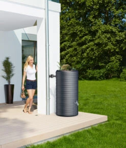 Garantia 2in1 Regenspeicher Nordic, 300 L -Gartenladen Im Freien 6698062 WE MO 001 RegenspeicherNordic2in1Schwarz