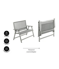 Dehner Klappbank Chicago, 2-Sitzer -Gartenladen Im Freien 6701783 WE IG 001 KLAPPBANKCHICAGO