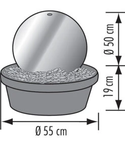 Seliger Edelstahl-Gartenbrunnen Pacific -Gartenladen Im Freien 6702583 WE DE 001 SeligerEdelstahlGartenbrunnenPacific