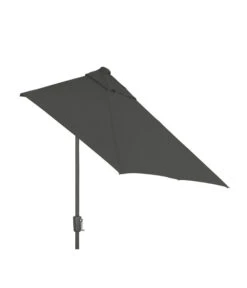 Dehner Balkonschirm Chios, Rechteckig, Ca. B210/T130 Cm -Gartenladen Im Freien 6703243 WE FS 003 BalkonschirmChiosDunkelgrauNeu
