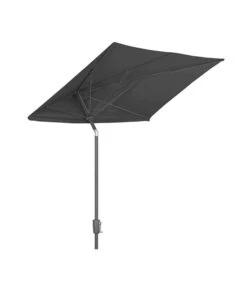Dehner Balkonschirm Chios, Rechteckig, Ca. B210/T130 Cm -Gartenladen Im Freien 6703243 WE FS 004 BalkonschirmChiosDunkelgrauNeu