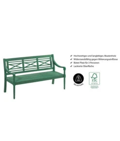 Dehner Gartenbank Emma, 3-Sitzer -Gartenladen Im Freien 6708473 WE IG 001 BankEmma3er